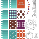free thanksgiving printable planner stickers